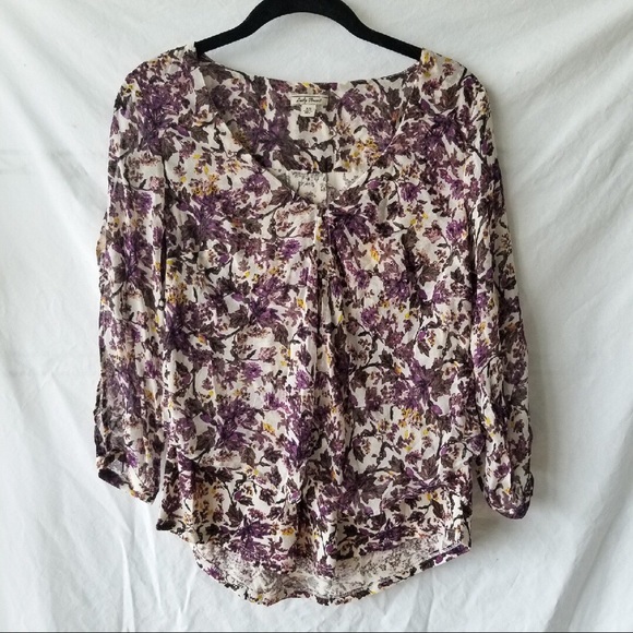 Lucky Brand Tops - Lucky Brand | Floral | Long-sleeve tunic | XS
